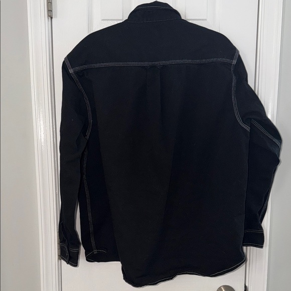 Carhartt Work in Progress Chalk Shirt Jacket with Contrast Stitching - Picture 4 of 5